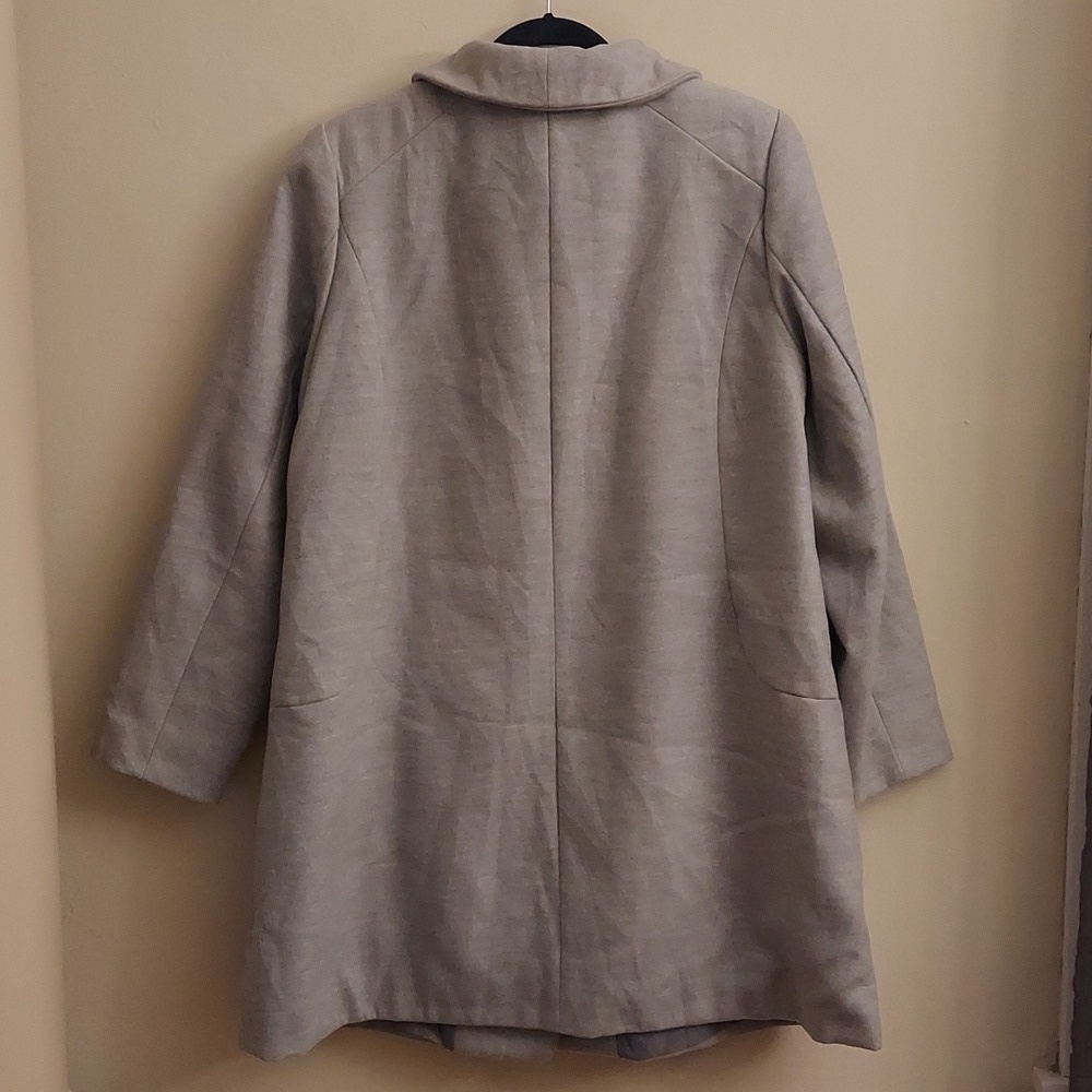 COVINGTON Gray Fully Lined Car Coat - Picture 8 of 12